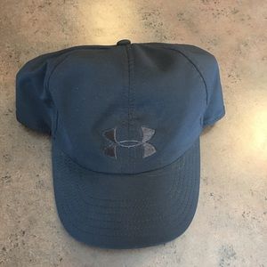 Under Armour Black Running Hat One Size.